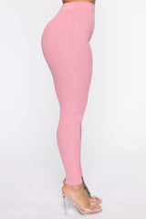 Wrong Way Sweater Pant Set - Pink