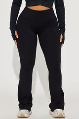 Nyma Ruched Yoga Pant - Black