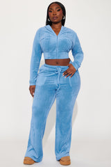 OG Lover Velour Pant Set - Blue