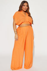 Mea Gauze Pant Set - Orange