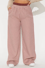 Seek Me Double Waistband Boxer Pant - Brown/combo