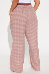 Seek Me Double Waistband Boxer Pant - Brown/combo