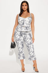 Carly Pant Set - Black/White