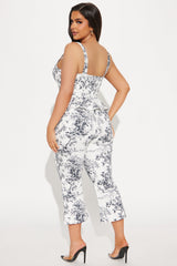 Carly Pant Set - Black/White