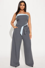 Personality Hire Pant Set - Grey/combo