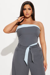 Personality Hire Pant Set - Grey/combo