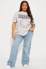 Nirvana Graphic Tee - Taupe/combo