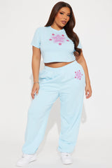 Your Eye Candy Jogger Set - Light Blue