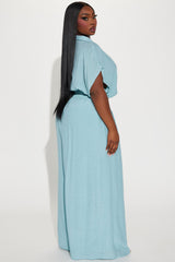 Mea Gauze Pant Set - Blue