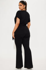 Antonella Pant Set - Black