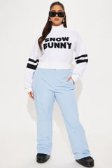Snow Much Fun Snowboard Pants - Light Blue