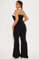 Daya Halter Pant Set  - Black