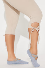 Pirouette Super Soft Active Capri - Light Taupe