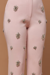 Verona Embellished Pant - Rose