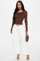 Federica Barrel Pant - Cream