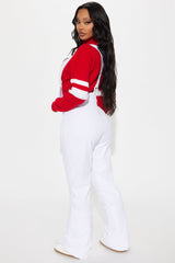 Hit The Summit Ski Overall Pants - White