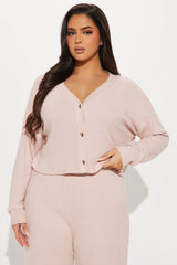 Cozy N Chill Pant Set - Pink