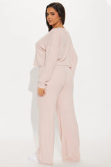 Cozy N Chill Pant Set - Pink