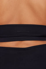 Roll Up Super Soft Active Capri Legging - Black