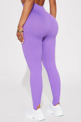 Effortless Triton Ribbed Seamless Stirrup - Lavender