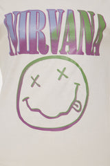 Nirvana Graphic Tee - Taupe/combo