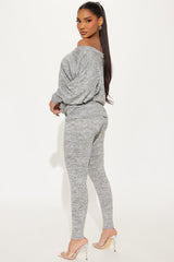Cassandra Cozy Legging Set - Grey