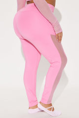 Pedals and Poses Elevate Active Legging - Pink