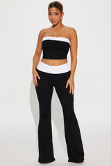 Running Errands Pant Set - Black/White
