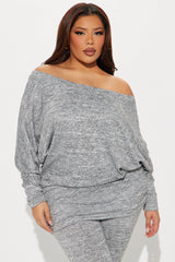Cassandra Cozy Legging Set - Grey