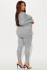 Cassandra Cozy Legging Set - Grey