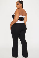 Running Errands Pant Set - Black/White