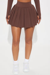 Got That Glow Active Skirt - Chocolate