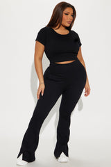 Reach Up Effortless Seamless Active Legging - Black