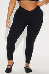 Lean Into It Super Soft Active Legging - Black
