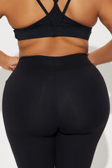 Lean Into It Super Soft Active Legging - Black
