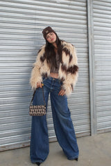 Chelsea Drop Waist Baggy Jeans - Medium Wash