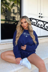 Monaco Racing Club Embroidered Sweatshirt - Navy