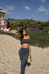 Love Me Skirt Set - Grey