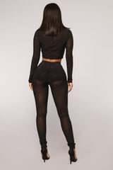 Lead By Example Rhinestone Set - Black