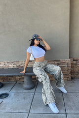 Got It Bad Stretch Cargo Jeans - Camouflage