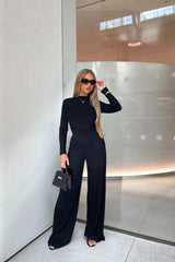 Ingrid Pant Set - Black
