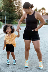 Carter Denim Shorts - Black